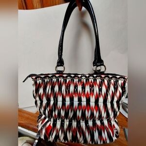 Vintage* 90s Synthetic Multi-coloured Shoulder Bag